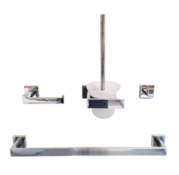 OP=OP Accessoire set, Chroom, Handdoekrek + Garantie,Koplar  beschikbaar voor biedingen