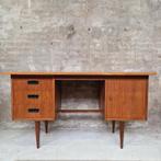 Strak vintage bureau teak fineer jaren 60, Kolibrivintagehal@gmail.com, Gebruikt, Aaldertgeertsstraat 43 Olst, Kolibri vintage