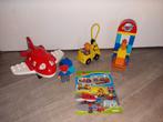 Duplo 10590 Vliegveld, Ophalen of Verzenden, Zo goed als nieuw, Complete set, Duplo