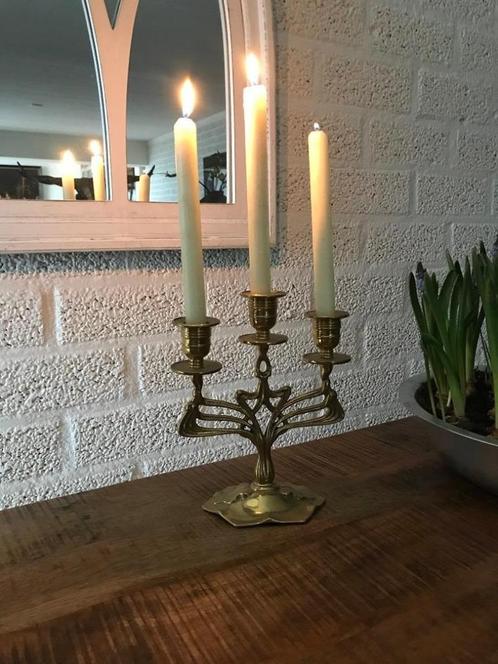 Kandelaar, tafellampen, messing, 3 armen - kopie, Huis en Inrichting, Woonaccessoires | Kandelaars en Kaarsen, Nieuw, Ophalen of Verzenden