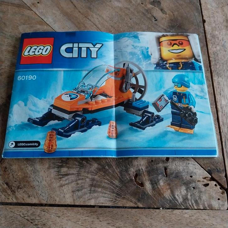 Lego City Artic 60190 poolijsglider COMPLEET, Kinderen en Baby's, Speelgoed | Duplo en Lego, Zo goed als nieuw, Lego, Complete set