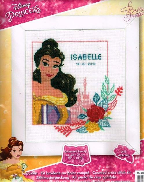 Cado disney borduurpakket geboorte, isabelle, Hobby en Vrije tijd, Borduren en Borduurmachines, Nieuw, Borduurpakket, Handborduren