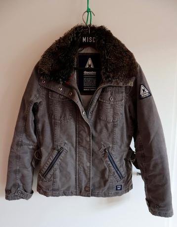 Gaastra warm jack, maat L, kleur: grijsbruin. Vintage beschikbaar voor biedingen