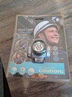 Nieuw grundig hoofdlamp, Caravans en Kamperen, Zaklampen, Ophalen of Verzenden