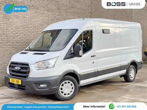 Ford Transit 185pk Automaat Cruise Lane Assist Standkachel, Auto's, Bestelauto's, Bedrijf, Te koop, ABS, Achteruitrijcamera, Airbags