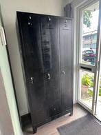 Gebruikte zwarte locker., Huis en Inrichting, Kasten | Lockerkasten, Ophalen of Verzenden, Gebruikt