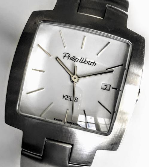 Philip Watch Kelis design, Sieraden, Tassen en Uiterlijk, Horloges | Heren, Nieuw, Polshorloge, Overige merken, Staal, Staal, Verzenden