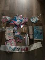 Groot versieringspakket voor een gender reveal, Hobby en Vrije tijd, Feestartikelen, Ophalen of Verzenden, Nieuw, Versiering, Geboorte of Huwelijk