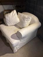 Stoffen Fauteuil met Kussens, Ophalen, Gebruikt, Stof, 75 tot 100 cm