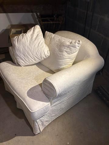 Stoffen Fauteuil met Kussens beschikbaar voor biedingen