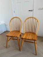 2 scandinavische spijlen look stoelen, Huis en Inrichting, Stoelen, Ophalen, Zo goed als nieuw