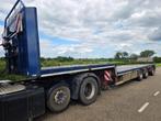 3 ASSIGE GESTUURDE SEMI OPLEGGER DIEPLADER., Auto's, Vrachtwagens, Euro 6, Bedrijf, Aanhangers en Opleggers, Te koop