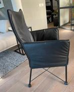6x Montis Chaplin eetkamerstoel zwart leder, Huis en Inrichting, Stoelen, Ophalen of Verzenden, Zo goed als nieuw, Zwart, Vijf, Zes of meer stoelen