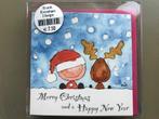9 Stef  nieuwjaars wenskaarten + enveloppen, Diversen, Wenskaarten, Ophalen of Verzenden, Nieuw