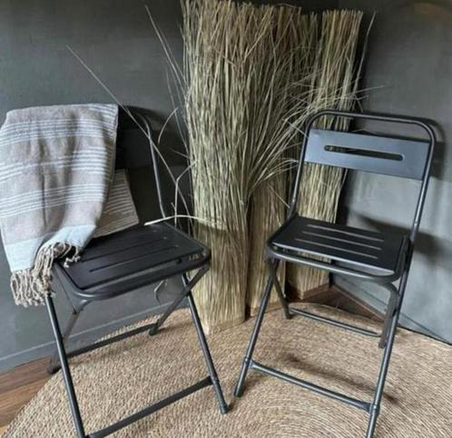 Klapstoel bruin/ grijs 4 stuks, Huis en Inrichting, Stoelen, Nieuw, Ophalen of Verzenden
