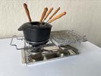 Steengrill + fondue set, Verzenden, Zo goed als nieuw, Brander