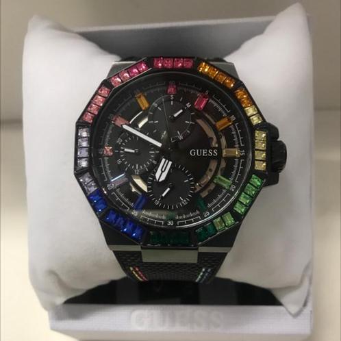 Guess gekleurde steentjes, Sieraden, Tassen en Uiterlijk, Horloges | Heren, Nieuw