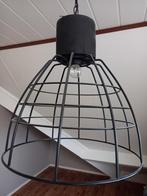 Zwarte Stalen Hanglamp - Industrieel Design, Ophalen of Verzenden, Zo goed als nieuw, Metaal, Minder dan 50 cm