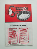 Feyenoord - AJAX Officieel programma 29-9-1979, Verzamelen, Verzenden, Zo goed als nieuw, Ajax, Overige typen