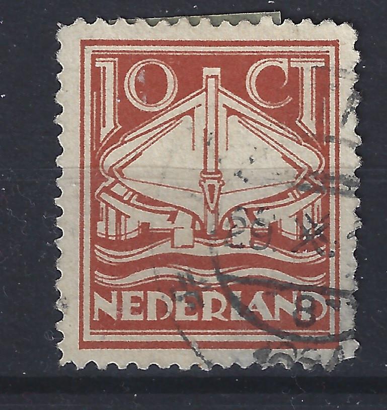 NVPH 140 gebruikt Reddingsmij 1924 ; Nederland voor 10% CW, Verzenden, T/m 1940, Gestempeld