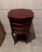 Antiek bijzettafeltje opknappertje, Ophalen, Minder dan 55 cm, Gebruikt, Vintage