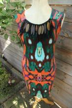 Jurk groen/ oranje Ana Alcazar mt 40 Vaste prijs AANBIEDING, Maat 38/40 (M), Ophalen of Verzenden, Zo goed als nieuw, Knielengte