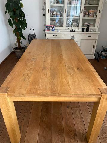 Eiken Eettafel 200x100cm beschikbaar voor biedingen