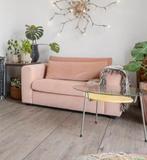 Zalm roze loveseat 4x6 sofa, Huis en Inrichting, Ophalen, Tweepersoons, 75 tot 100 cm, Zo goed als nieuw