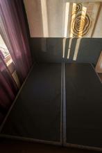 TWEEpersoons Boxspring antraciet, Tweepersoons, Ophalen of Verzenden, Zo goed als nieuw, 200 cm