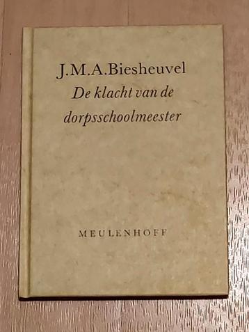 MIniboekje De klacht van de dorpsschoolmeester.  Biesheuvel. beschikbaar voor biedingen