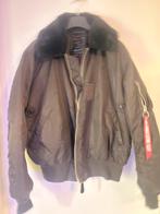 ALPHA INDUSTRIES Bomberjack Maat L, Ophalen of Verzenden, Maat 52/54 (L), Bruin