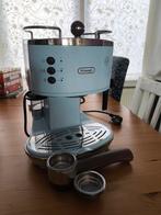 De'Longhi Icona Vintage Espressomachine - Lichtblauw, Gebruikt, Espresso apparaat, Gemalen koffie, 1 kopje