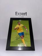 Ronaldo gesigneerde foto ingelijst - Al nassr, Ophalen of Verzenden, Nieuw, Buitenlandse clubs, Spelerskaart