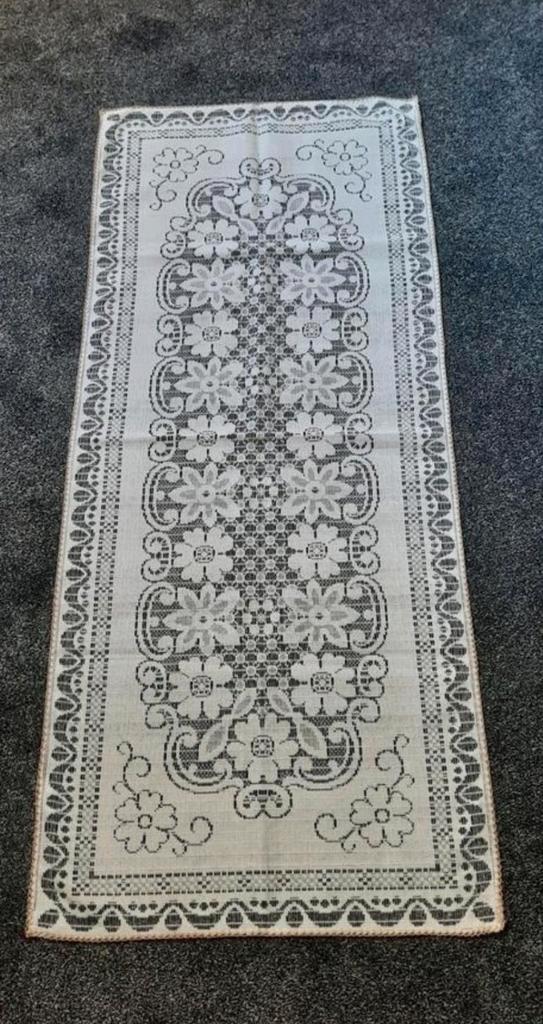 Vintage tafelloper, Huis en Inrichting, Tafelkleden, Rechthoek, Binnen, Ophalen of Verzenden