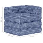 NIEUWE Poef 70x70x58 cm kussens 20 cm dik 3 stuks, ligbed et, Venlo, Nieuw, Ophalen of Verzenden, Info@habatrading.com