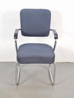 Vintage Fana Paul Schuitema Paperclip stoel ’50 buisframe, Huis en Inrichting, Stoelen, N, Blauw, Metaal, Ophalen of Verzenden
