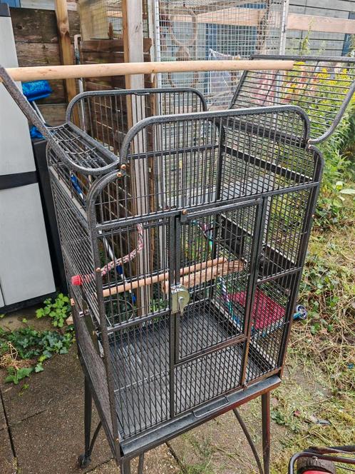 Vogelkooi, Dieren en Toebehoren, Vogels | Hokken en Kooien, Zo goed als nieuw, Vogelkooi, Metaal, Ophalen