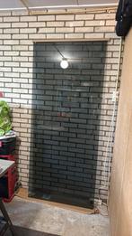 Ben Vivid Douchewand met gerookt glas en gun metal profiel, Ophalen, 80 tot 120 cm, Nieuw, 160 cm of meer