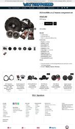 DLS 610MB6.2 6.5"/165mm component set / speakers, Auto diversen, Autospeakers, Info@optimount.nl, Nieuw, Ophalen of Verzenden