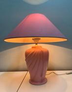 Keramische art deco stijl lamp pink bubble gum, Huis en Inrichting, Lampen | Tafellampen, Ophalen, Zo goed als nieuw