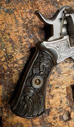 Antieke 19e-eeuwse Pinfire Revolver 7mm (Lefaucheux-type), Verzenden