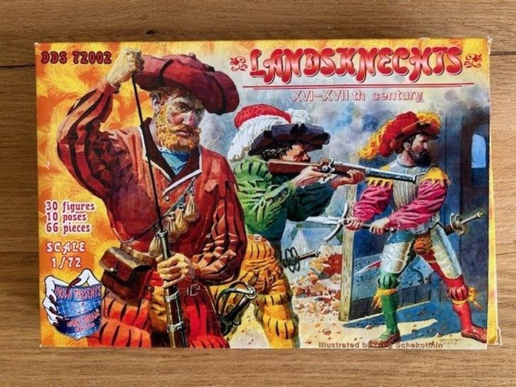 1:72 1/72 Orion Landskneckts XVI-XVIIth Century, Hobby en Vrije tijd, Modelbouw | Figuren en Diorama's, Zo goed als nieuw, Figuur of Figuren