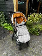 Dubatti kinderwagen met voetenzak en regenhoes, Overige merken, Gebruikt, Ophalen of Verzenden, Verstelbare duwstang
