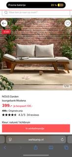 Loungebank ZGAN, Ophalen of Verzenden, Zo goed als nieuw, Overige materialen, Loungeset