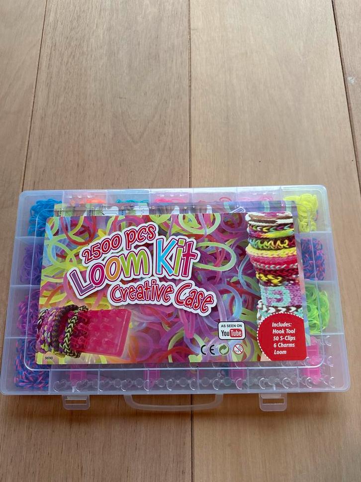 Loom Kit Creative Case - 2500 stuks, Hobby en Vrije tijd, Knutselen, Nieuw, Materiaal, Ophalen of Verzenden