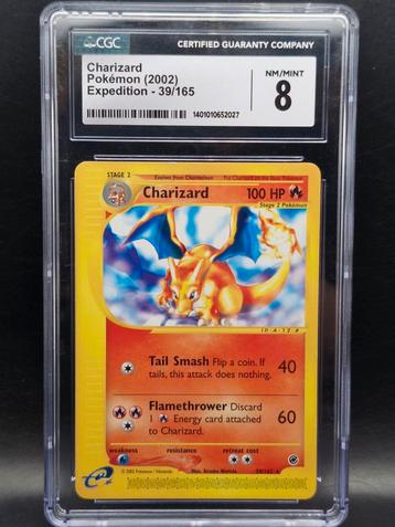 Charizard Expedition 2002 #39 CGC 8 beschikbaar voor biedingen