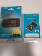 Wii U GamePad Battery Pack (1500mAh)  en screen filter, Spelcomputers en Games, Ophalen of Verzenden, Zo goed als nieuw