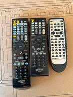 Onkyo Afstandsbedieningen - Set van 3 Originele, Ophalen of Verzenden, Gebruikt, Origineel, Dvd