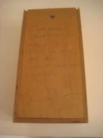 Houten kistje met 32 beukenhouten sjoelstenen sjoelschijven, Ophalen of Verzenden, Gebruikt