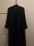 Open zwarte abaya met sierlijke mouwen, Ophalen of Verzenden, Nieuw